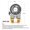 Oil Filter Cooler Sandwich Thread Plate Adapter for Honda Aluminum Oil Adapter With Connectors M20*1.5 and 3/4