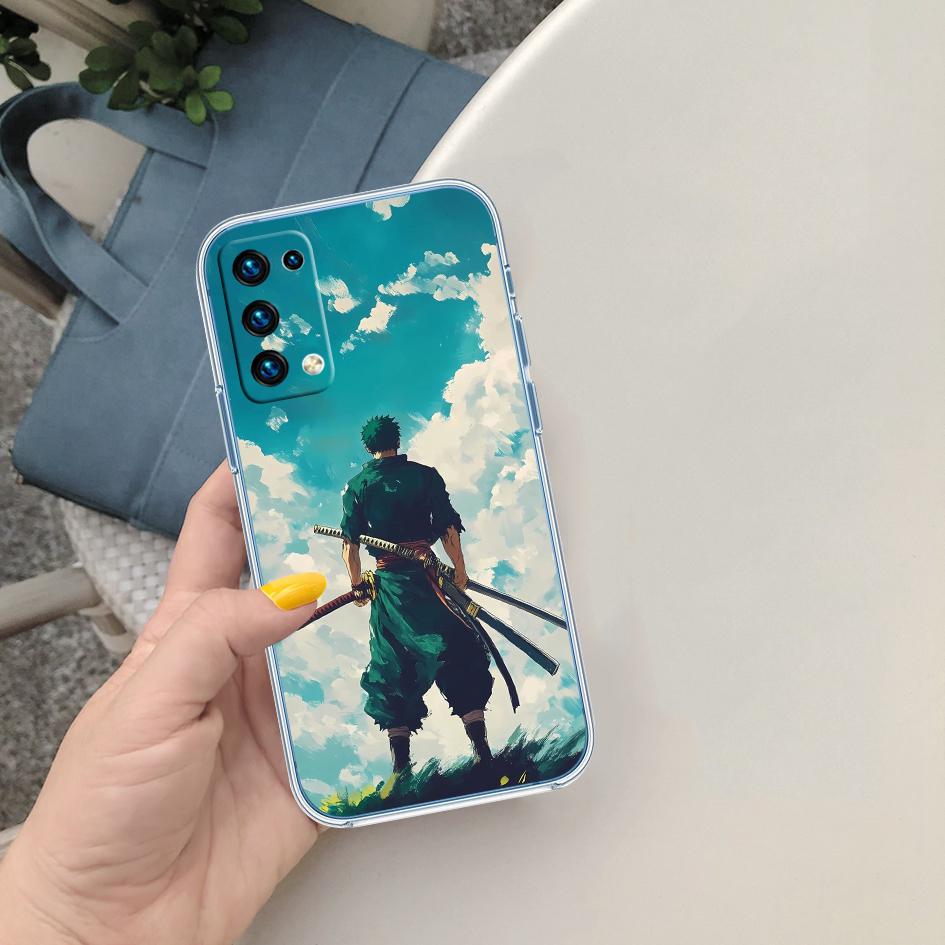 One Piece Zoro Soft Shell Transparent Phone Case for Motorola Moto Edge 20 30 40 50 S30 Fusion Ultra Pro Neo Lite + G200 G23