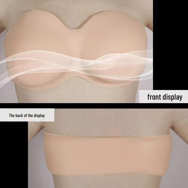 Naadloze Siliconen Borstprotheses voor Cross-dressing - Bandeau Stijl Onzichtbare Nepborsten