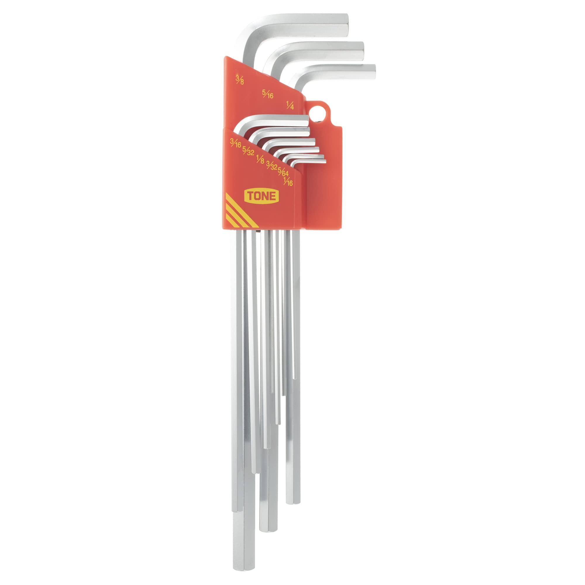 

TONE Long hexagonal bar L-shaped wrench set ALB900 inch Contents: 9 items