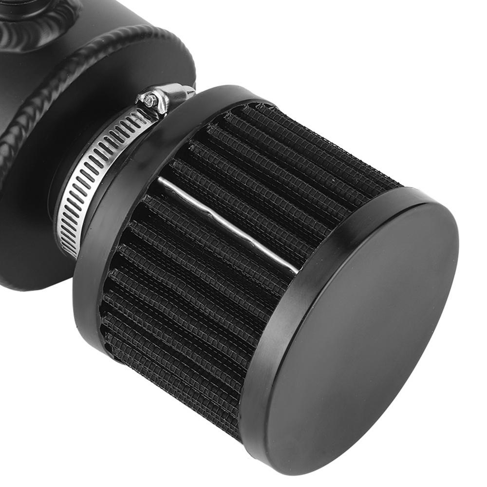 Universal 0.75L Car Oil Catch Tank Can Reservoir With Breather Car Fuel Filter Modified Parts