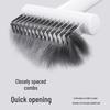 Pet Knot Detangling & Deshedding Comb for Dogs & Cats - Stainless Steel Thinning & Hair Removal Brush