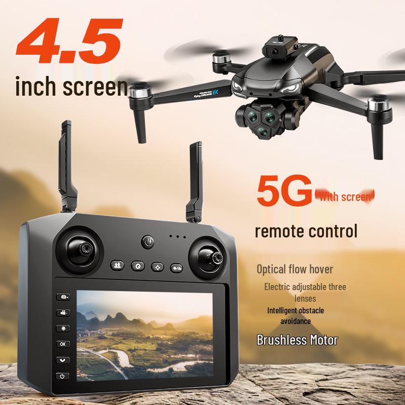 High-Precision Drone with Large Display, Intelligent Obstacle Avoidance, HD Aerial Photography & Brushless Motors