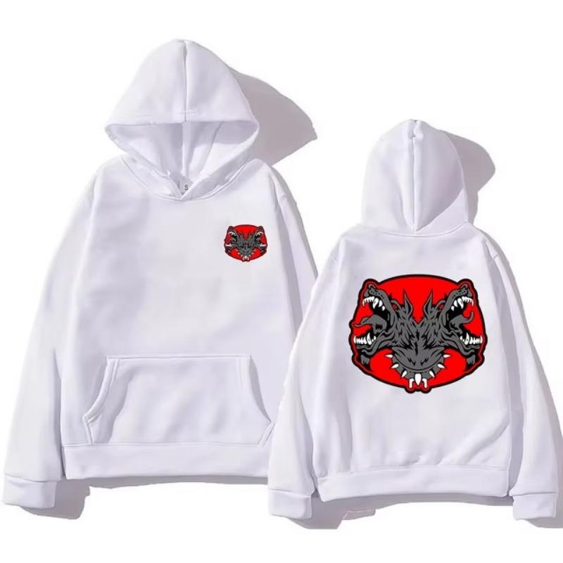 Autumn Men's Fashionable Printed Hooded Sweatshirt Casual Long Sleeved Anime Women's Pullover