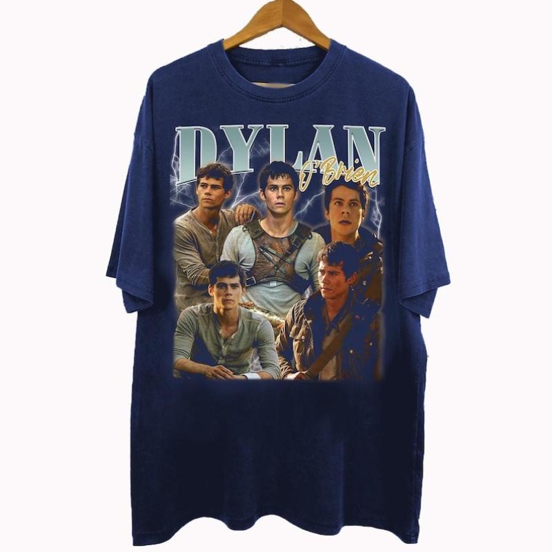 Vintage 90s Bootleg Style Retro Dylan OBrien Graphic Tshirt Gifts for Man and Women Unisex Casual Style TShirt Shortsleev