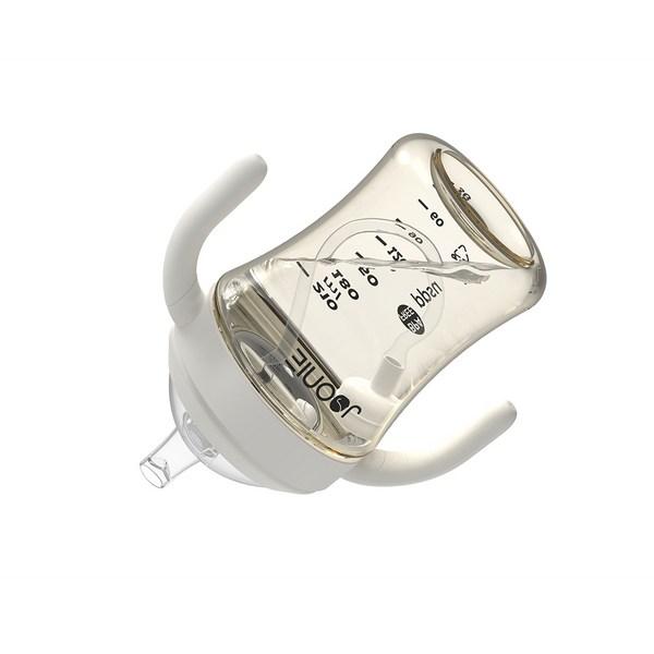 Pahar cu pai pentru bebeluși Zuni, 210ml, 1 bucată, alb