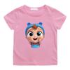 Koszulka Mały Aniołek Urocze Koszulki dla Dziewczynek Dziecięce Bawełniane Topy Piosenki z Rymowankami Bajkowy T-shirt Letnie Koszulki z Krótkim Rękawem
