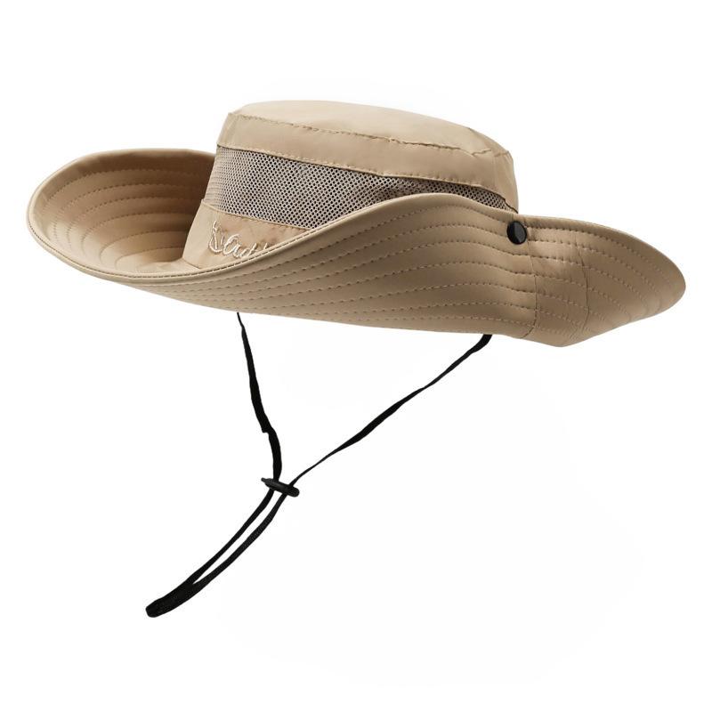 Summer Outdoor Sun Hat Men and Women Mountaineering Fishing Sun Protection Hat Bucket Hat Fashion Big Brim UV Protection Sun Hat