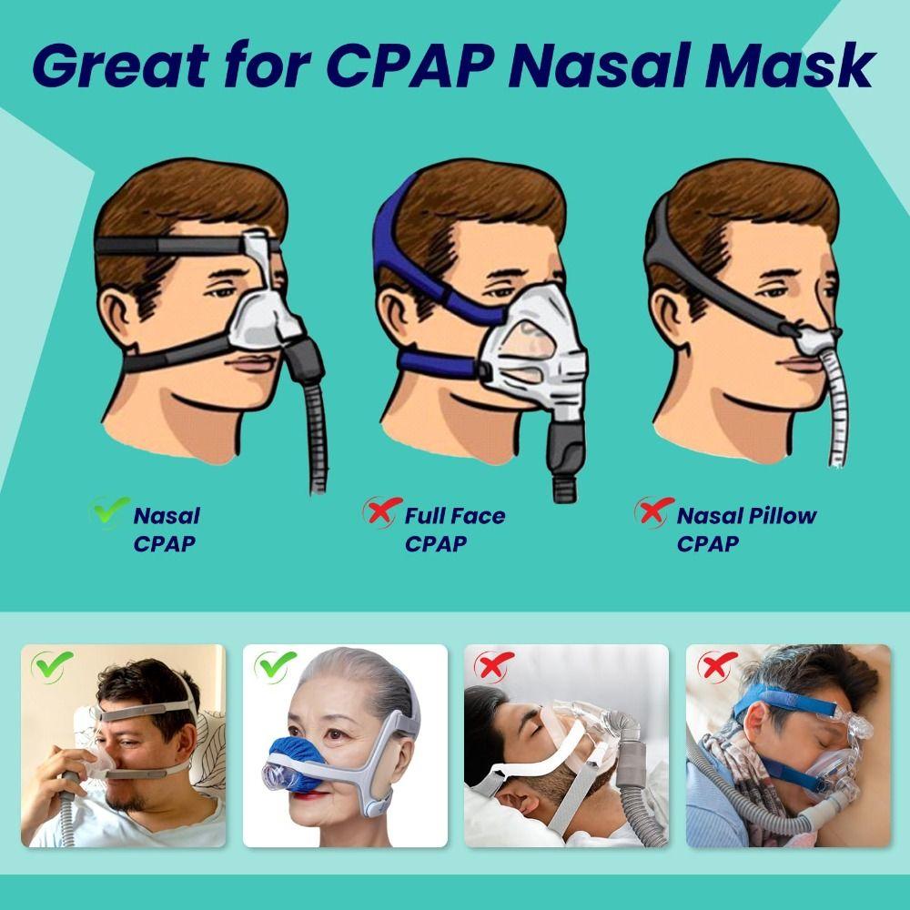 Comfortable CPAP Nasal Mask Liners Reusable Full Face Mask Cushions CPAP Mask Cushion  For Patients