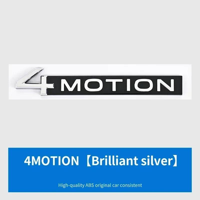 OBTLU1 Glossy Black AWD Rear Trunk Emblem Badge for VW Tiguan Touareg Golf Passat, OE Style Decorative Sticker Cover