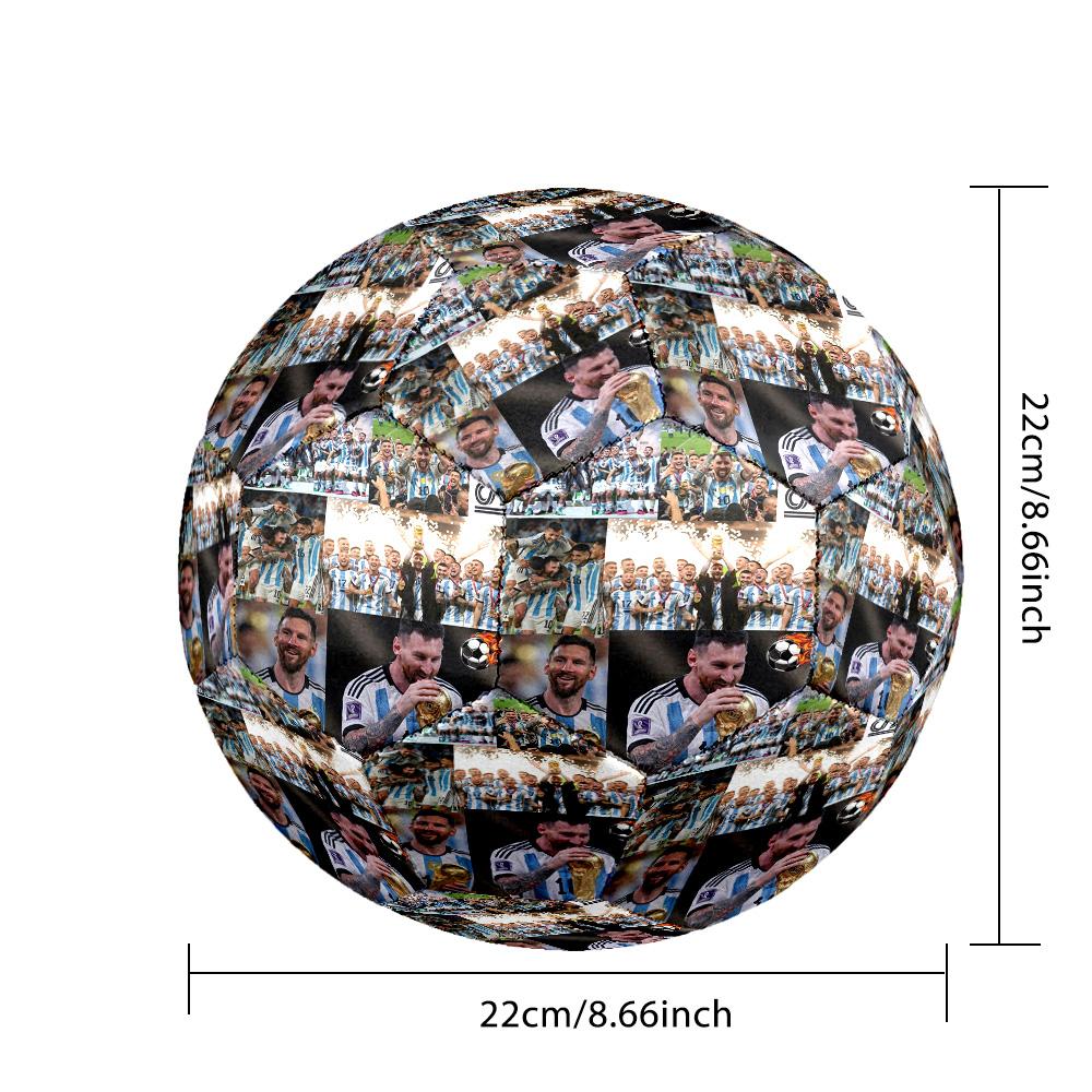 Messi 10 Number Leo Messi World Cup Size 5 Football Machine Sewn Indooroutdoor Universal Football For Football Accessories Perfect Birthday Christmas