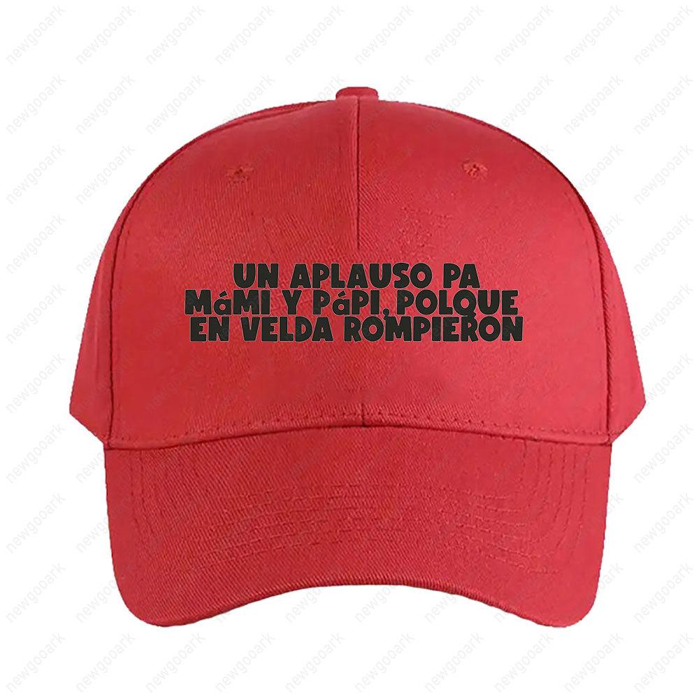 DtMF Un Aplauso A Mami Y Papi Benito Puerto Rico BUNNY BAD Cap Women Unisex Adult Peaked Hat Adjustable Printed Baseball Caps