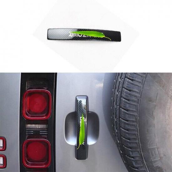 For Land Rover Defender Carbon Fiber 2020-2023 Steel Tailgate Door Handle Cover