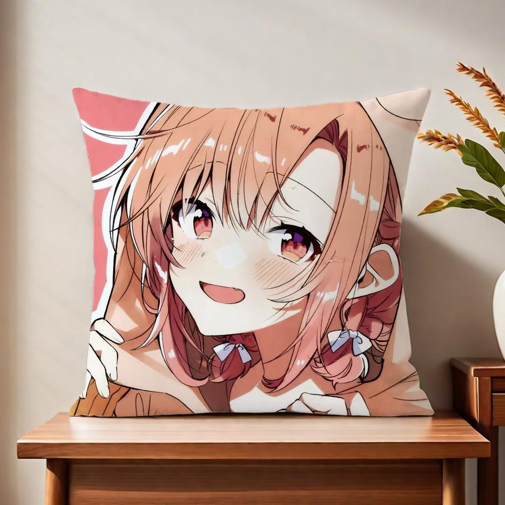 Cute Mme anime Llove Song cushion cover For Pillow Printing Sofa Decoration Home Car Room Coffee Shop Office Nordic Simplicity