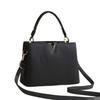 Sophisticated Pu Water Bucket Handbag With Zipper Closure And Inner Divider For Office And Casual