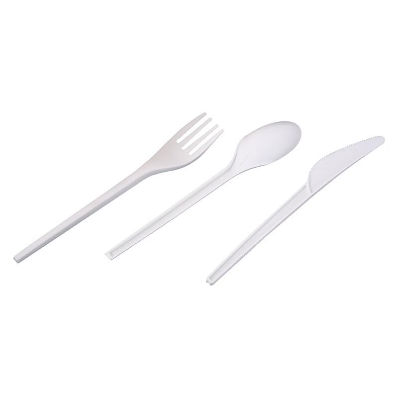 Disposable Biodegradable Fork & Spoon Set