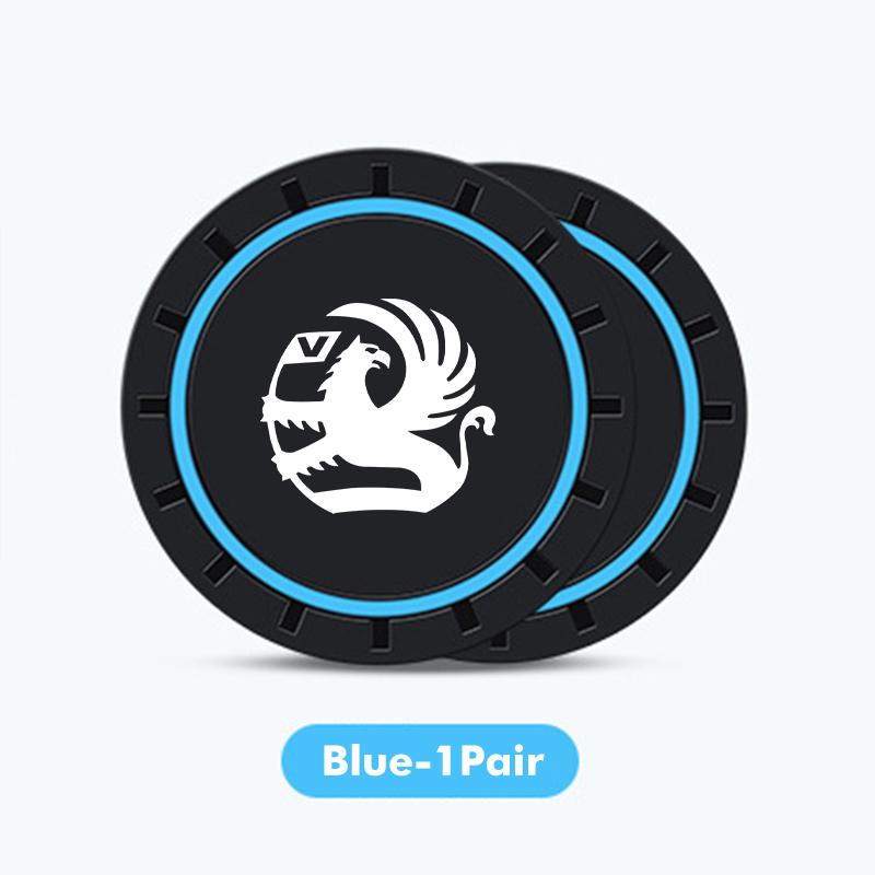 

2pcs Car Water Cup Holder Anti Slip Insert Silicone Coaster Pad For Vauxhall Corsa Astra Mokka Grandland Crossland Combo Life