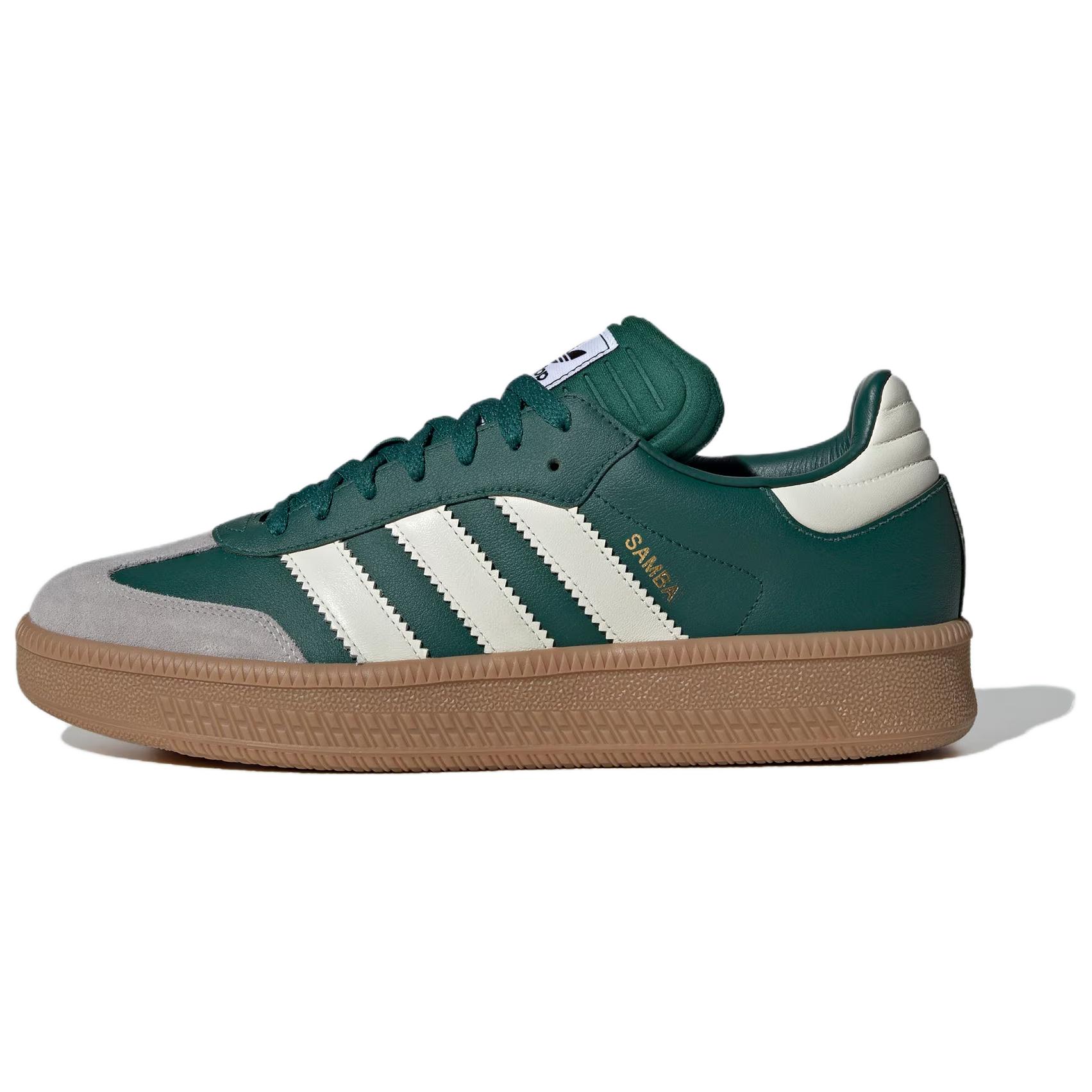 Adidas Samba XLG Unisex Collegiate Green Ivory Gum JI2582 42 зелёный