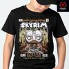 The Elder Scrolls V: Skyrim Gamer Top Baumwoll-T-Shirt in Premium-Qualität