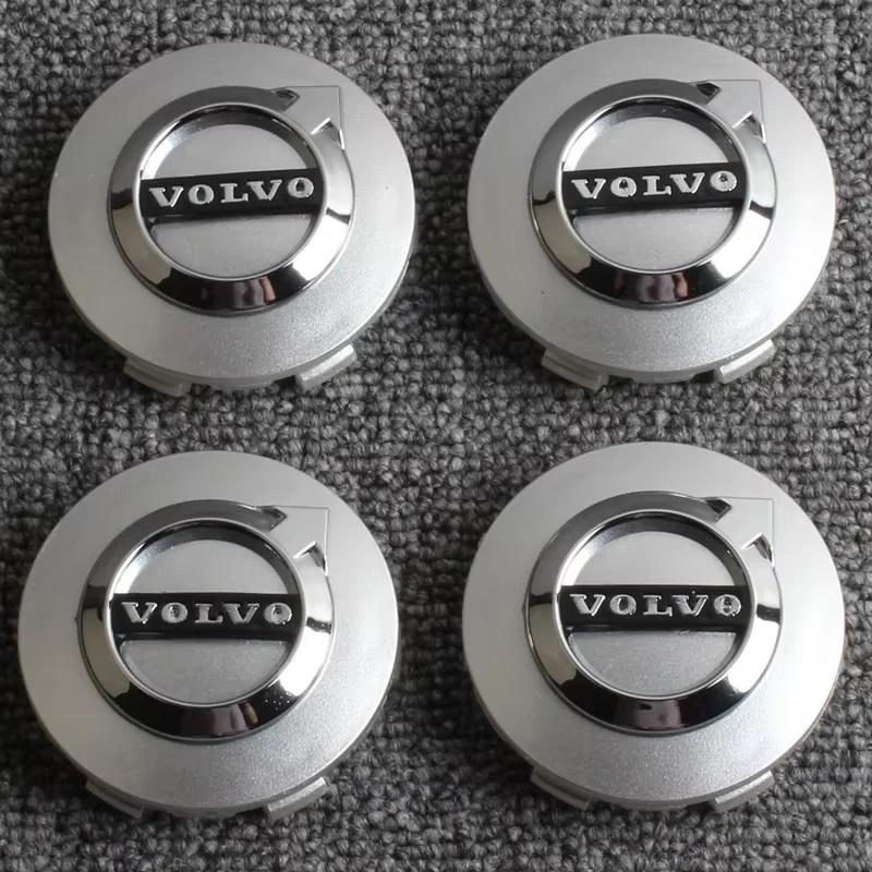 

65mm Car Wheel Hub Center Caps with Volvo Logo, Auto Wheel Rim Cover Emblem for Volvo XC60 XC90 S60 S90 V40 Exterior Accessories