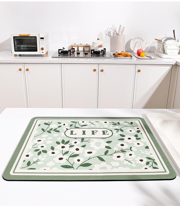 Kitchen Absorbent Drain Mat