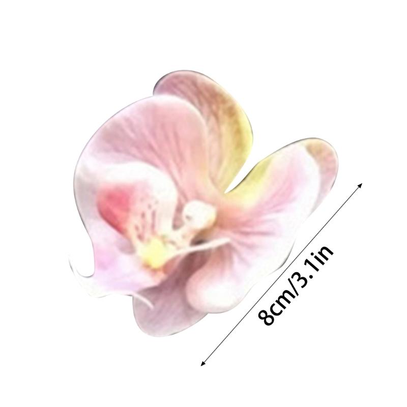 Blumen Haarspange Floral Wunderschöne Orchideen Haarnadel Süße Handgemachte Haarnadel Accessoires für Frauen Foto-Requisiten
