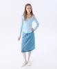 Jun Jun Space Scoop-Neck Eyelet T_Light Blue