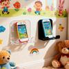 2 Stück Wandmontage Handy-Regal für Smartphones Platzsparendes Design Acryl Handyhalter für Home Office Schlafzimmer