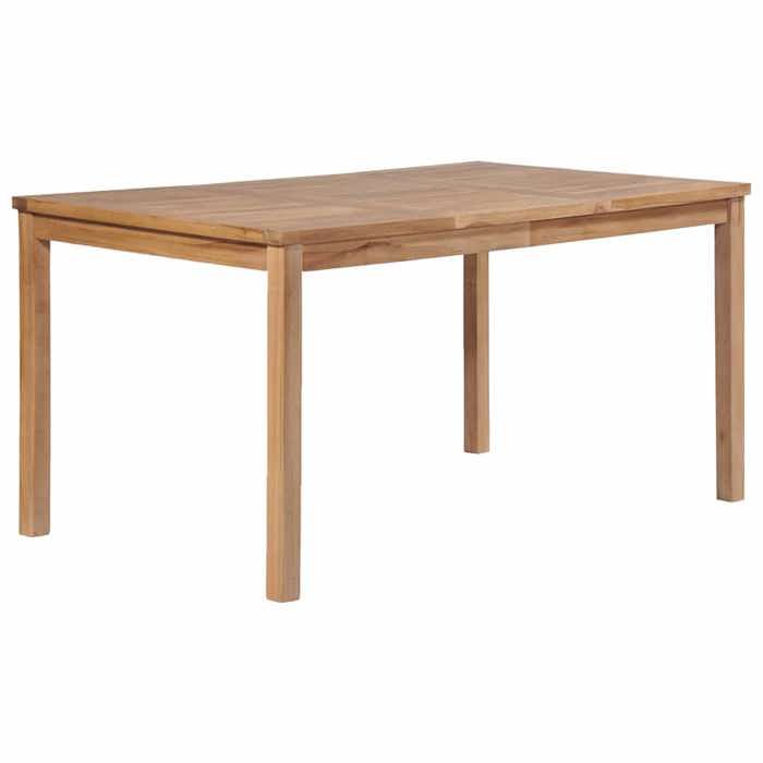 VidaXL Garden Table 150x90x77 Cm Solid Teak Wood 44997