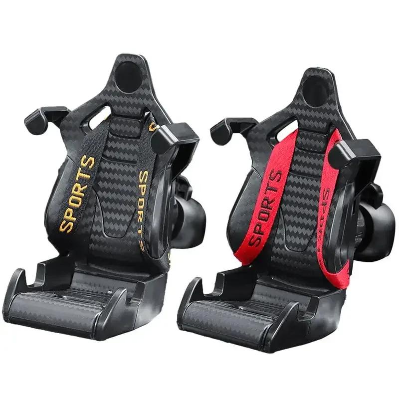 Racing Seat Shape Car Phone Holder Auto Air Vent Mobile Phone Clip 360 Degree Rotatable Car Cellphone Rack for Car Interior