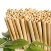 10PCS Reusable Bamboo Straws Yellow Bamboo Straws Use Creative Straws Many Times for Easy Cleaning of Household Straws
