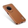 AZNS For Huawei nova 14 Ultra 5G Case Electroplating Carbon Fiber Texture PU+TPU Phone Cover