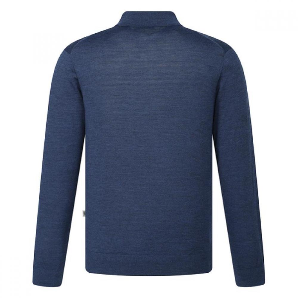 Daks Viscose Blend Plain Collar Knit Dmp1swtl102n1