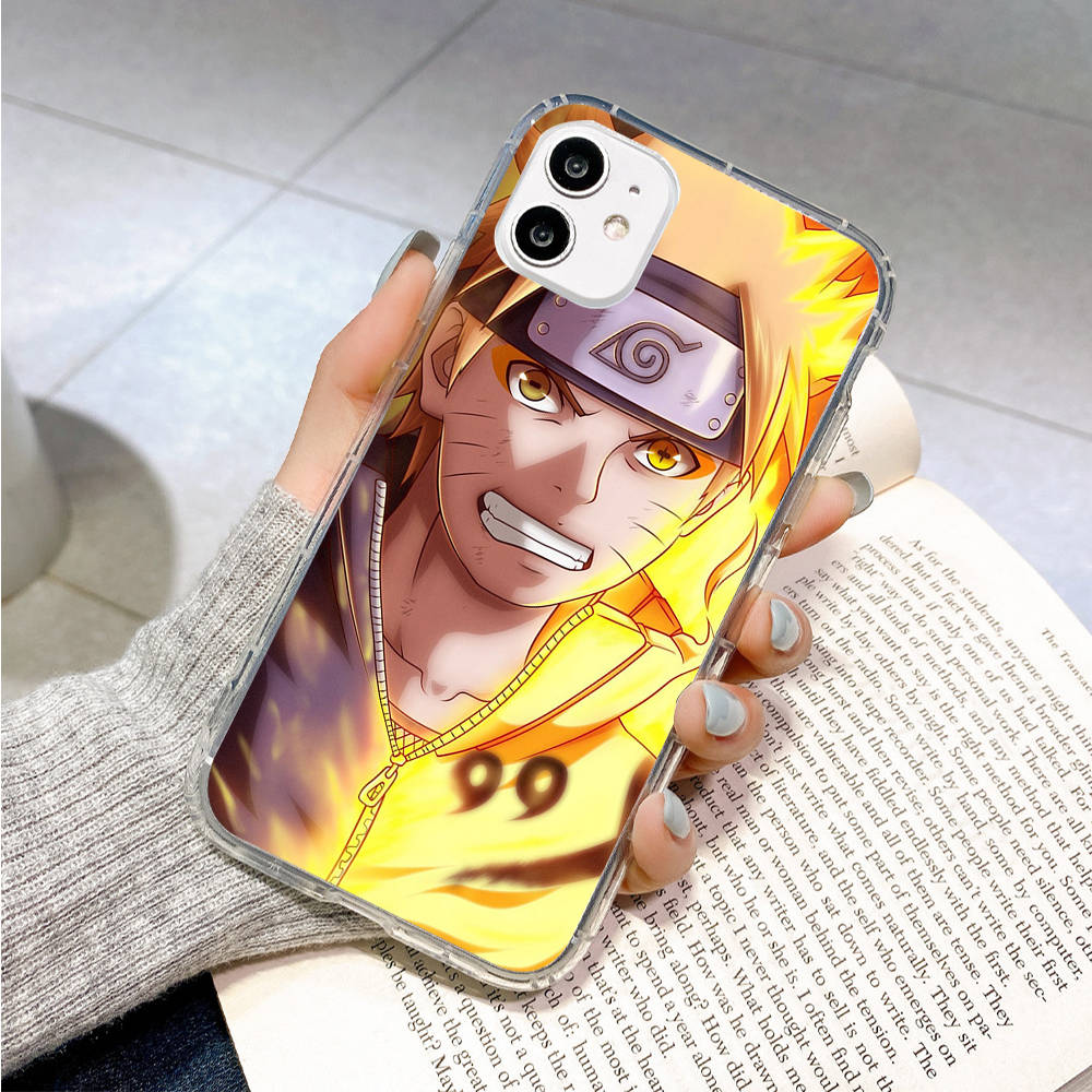 Case for Samsung A04 A14 A23 A34 A54 M23 M33 M52 M53 Realme 10 9 C30S C35 C55 VIVO Y02S Y21 Y51 X80 Pro Transparent Cover WI57 Naruto Anime