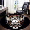 1pc Office Round Area Rug,  Under Office Chairs Bedroom Living Room Home Decor a0926093