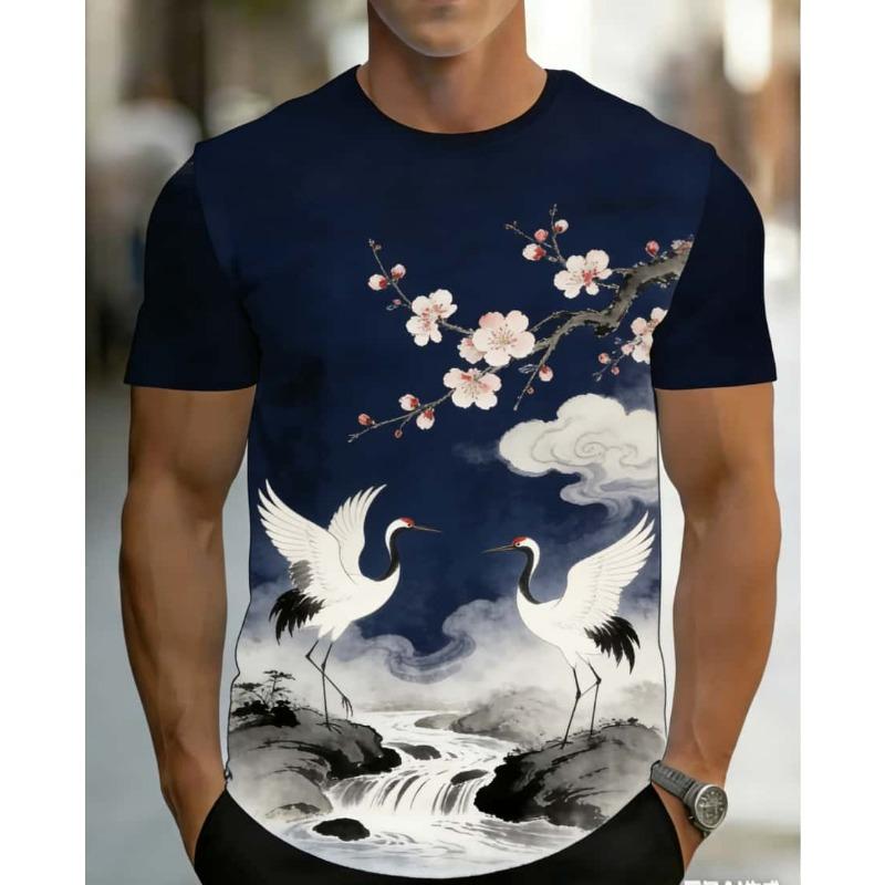 Men s casual sports short-sleeved T-shirt S