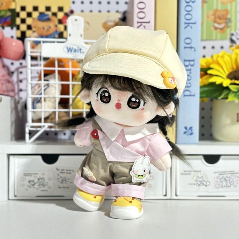 Outfit Cotton Doll's Clothes Peaked Cap Plush Doll Clothes  20cm Cotton Doll