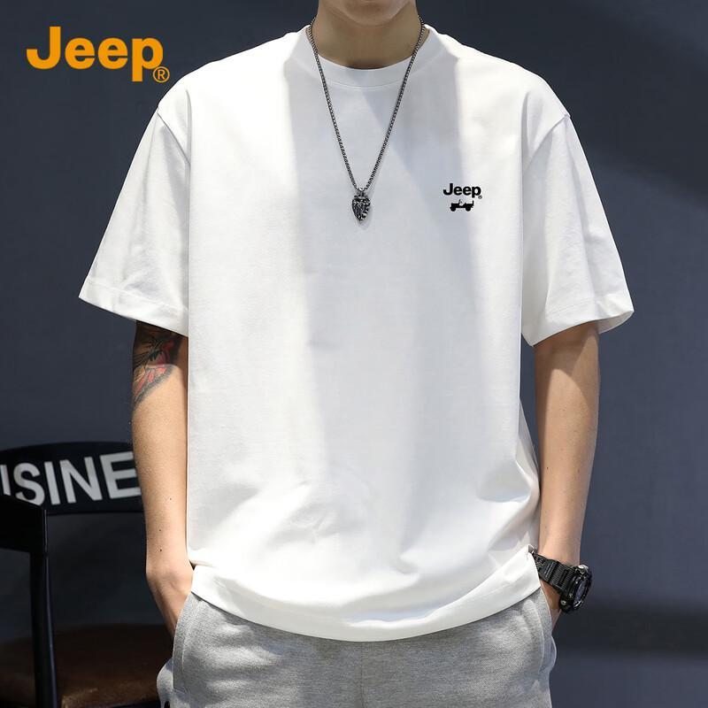 Jeep Men s Pure Cotton Loose Fit T-Shirt XL