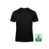Men's 100% Cotton Faith Pattern Printed T-shirt, Casual Short Sleeved Round Neck T-shirt, Summer Outdoor Men's Clothing