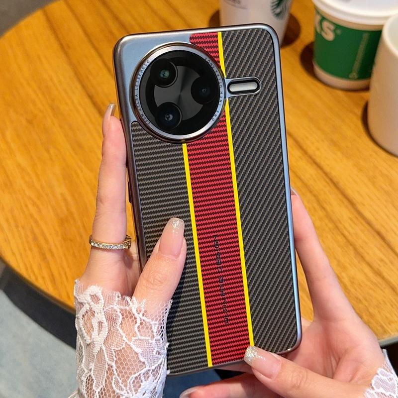 For Xiaomi Redmi K80 Pro 5G/Poco F7 Ultra 5G Case Fiber Texture Leather+PC Phone Cover