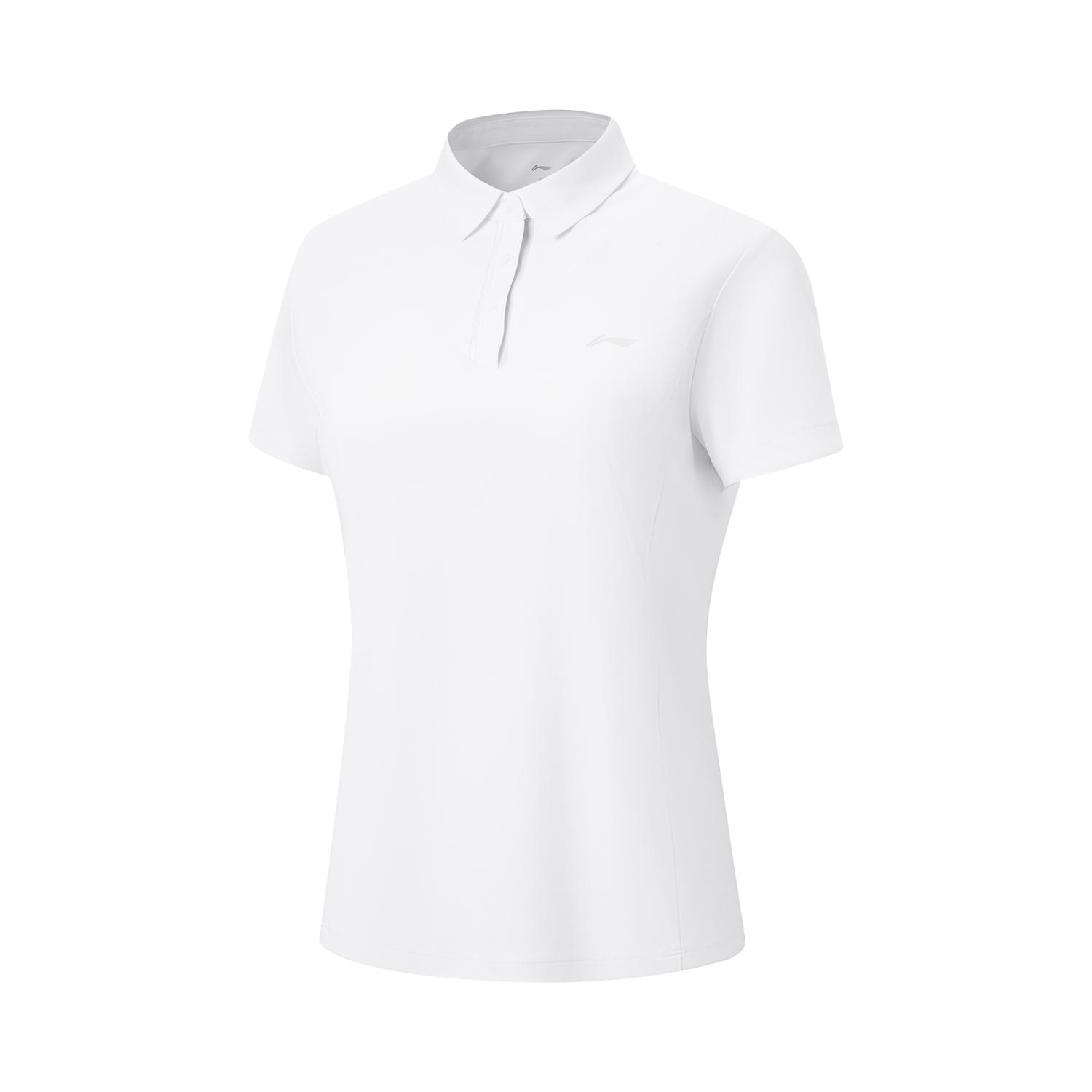 Li-Ning Plain Simple Versatile Breathable Short Sleeve Polo Shirt Women tops APLW144-2 M