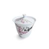White Porcelain Cover Bowl, Single Large, High-End Tea Offering, Ercai Cover Bowl, Hand-Painted Panda Wen Kung Fu Tea Making Cup, Hand-Grasping Bowl