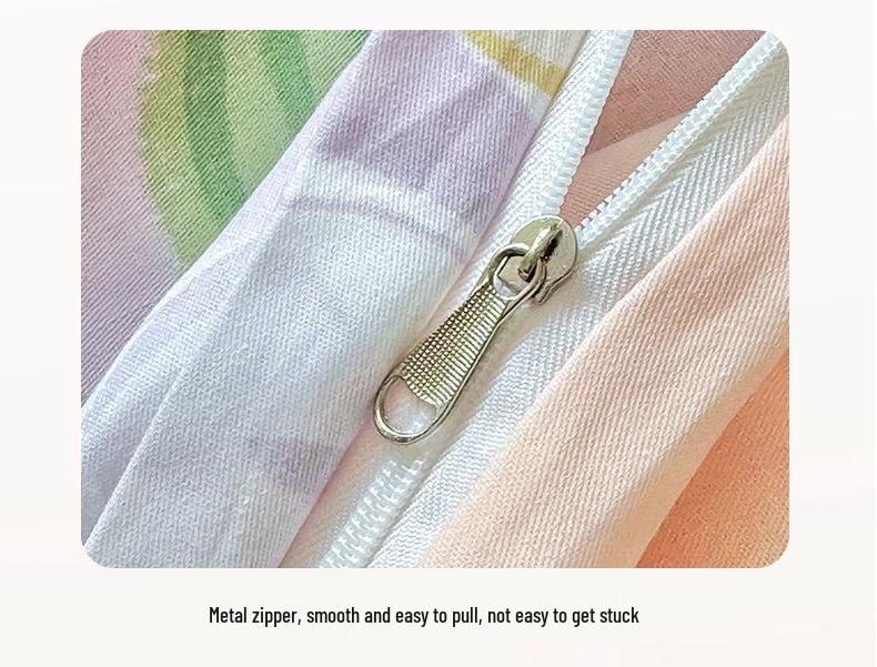 2025 Fresh Print All-Cotton Four-Piece Dorm Set