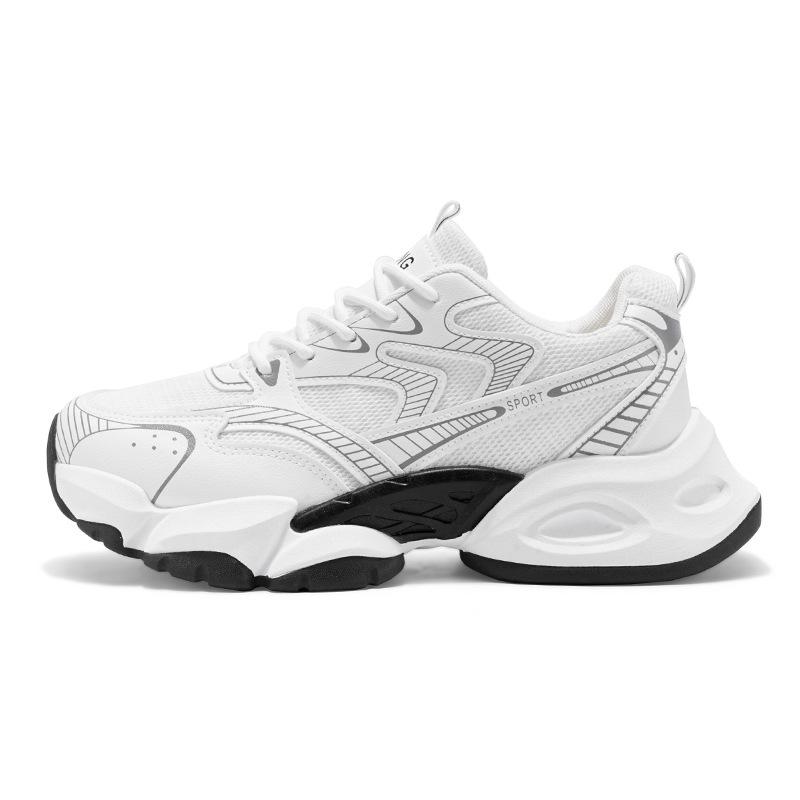 Dad shoes summer mesh breathable sneakers platform heightening retro casual running shoes