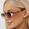 Women's Sunglasses, Metal Polygonal Sunglasses, Men's and Women's Fashion Sunglasses