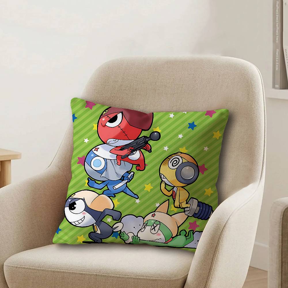 KKeroro Gunsou Frog Cushion Cover Decorative Pillow Sofa Home Decor case pillow cases