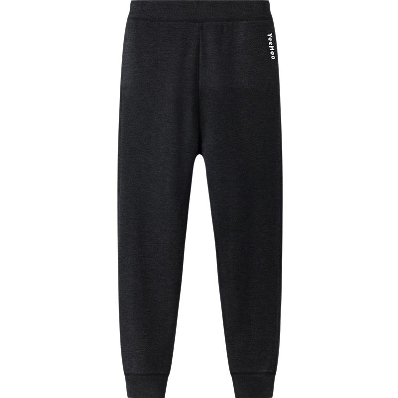 YEEHOO Unisex Kids 3-Layer Wool Blend Thermal Pants 120