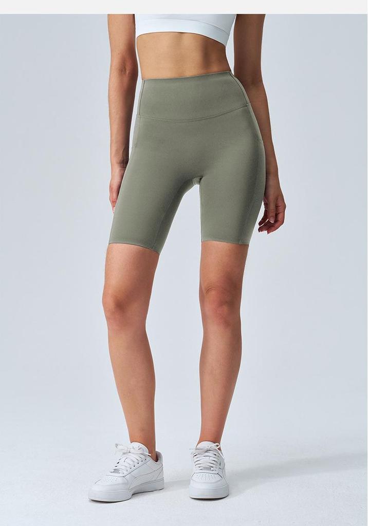 Damskie spodenki rowerowe Peach Lift z kieszenią boczną i kontrolą brzucha