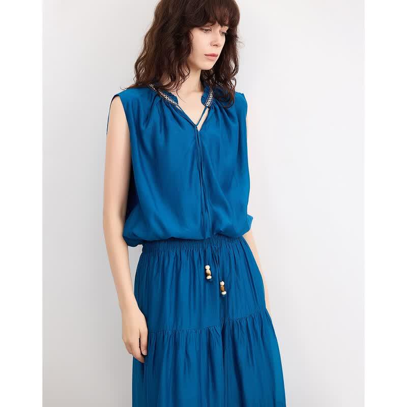 Demana Lyocell Retro Vacation Two-Piece Set