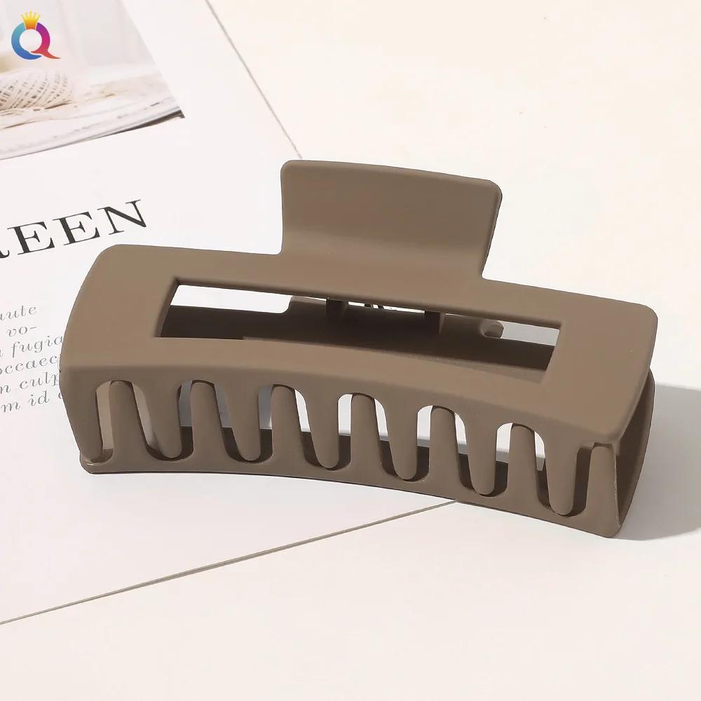 11-13cm Vintage Cross Hair Clip Large Barrette Crab Hair Claws Bath Ponytail Clip for Women Girls Claw Clip Hair Accessories